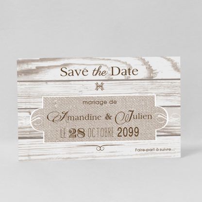 Save the date vintage Arone DM10-VIN-16A