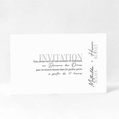 Carton d'invitation Louise