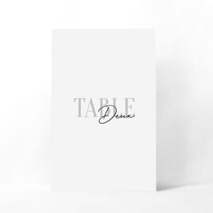 Numéro de table Louise