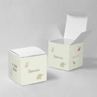Boîte à dragées Origami