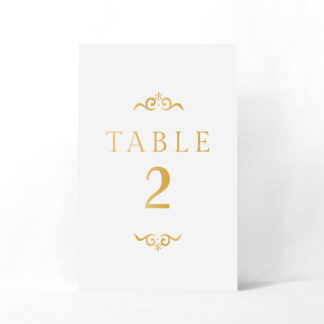 Numéro de table Jeoffrey
