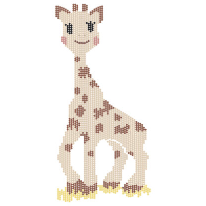 Girafe pixel fille NFT