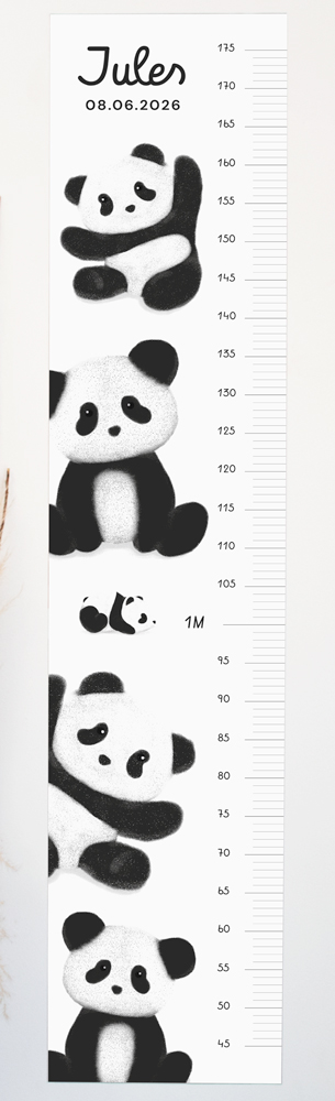 Toise chambre enfant Panda