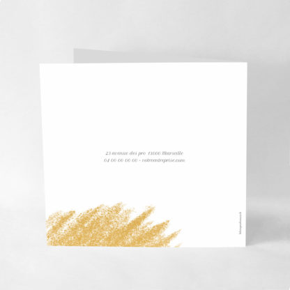 Carte de vœux Grains de sable