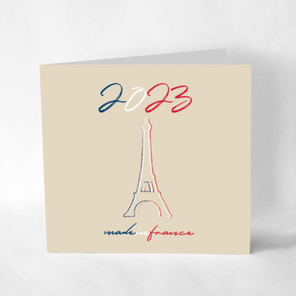 Carte de vœux Paris