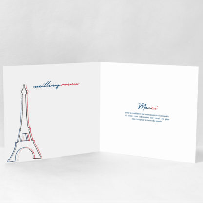Carte de vœux Paris