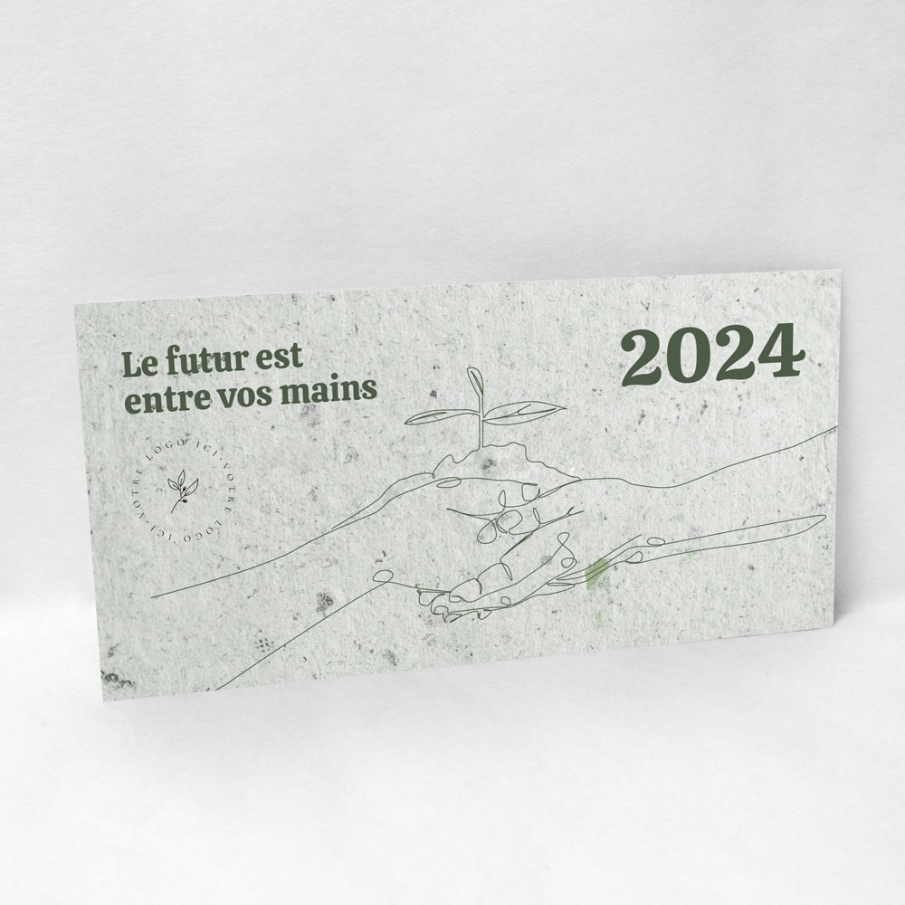 Carte de vœux Ecologie - Le faire-part Français.fr