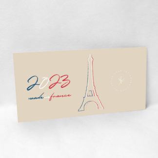 Carte de vœux Paris simple
