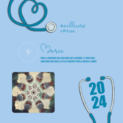 Carte de vœux e-card Santé