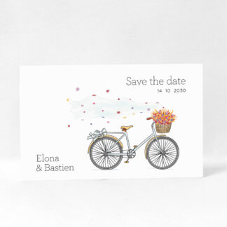 Save the date Bicyclette