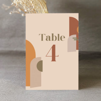 Numéro de table Design