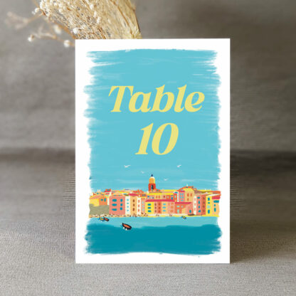 Numéro de table Saint-Tropez