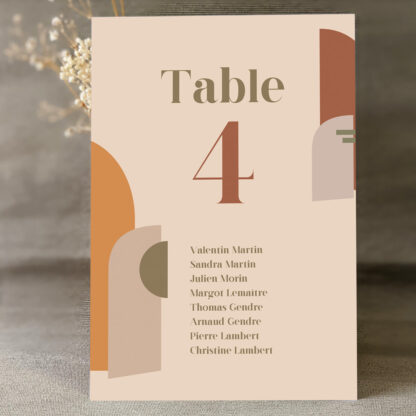 Plan de table Design