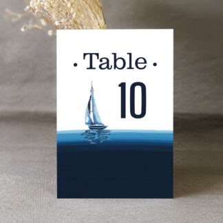 Numéro de table Mer
