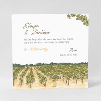 Carton d'invitation Sainte-Victoire