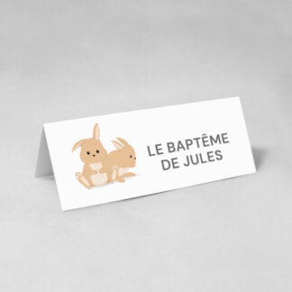 Marque-place Lapin