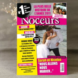 Faire-part mariage Magazine Noceurs