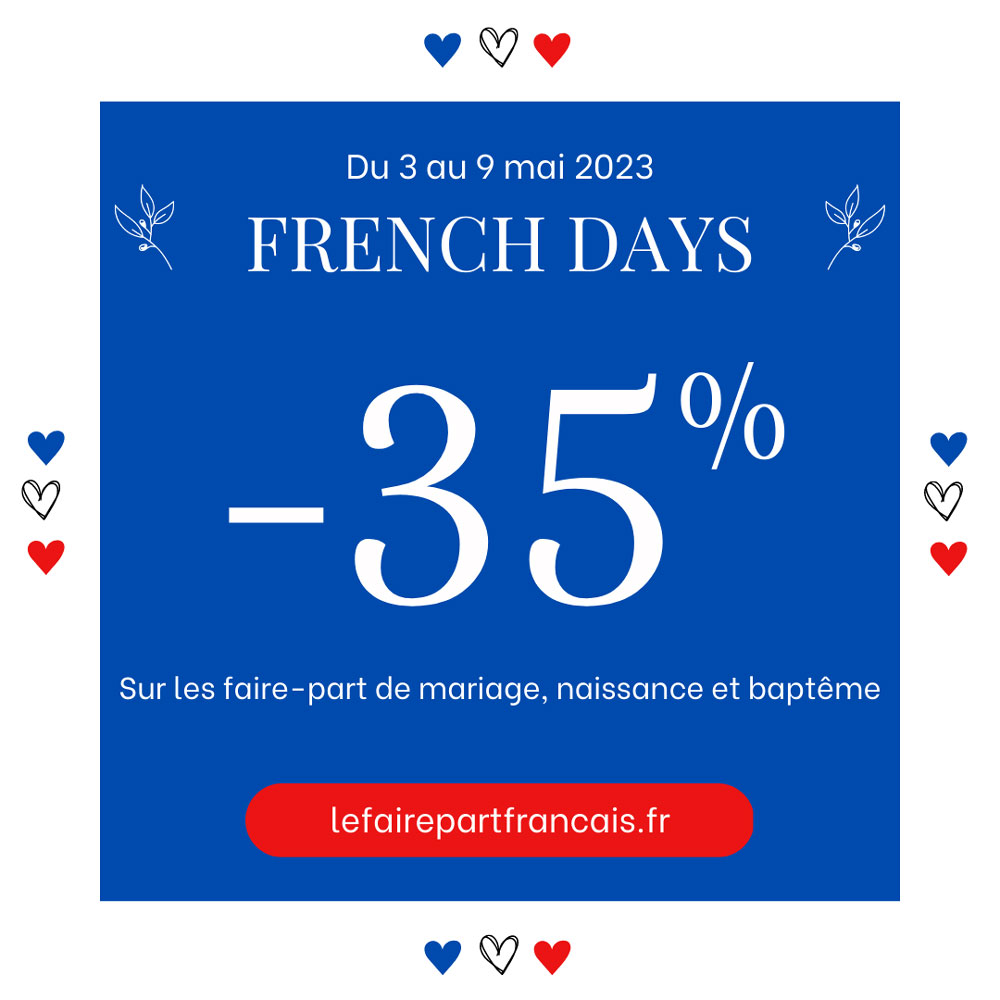 French days offre promotionnelle du 3 au 9 mai 2023