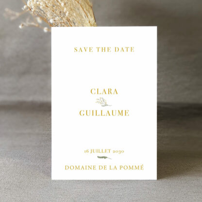 Save the date Camomille