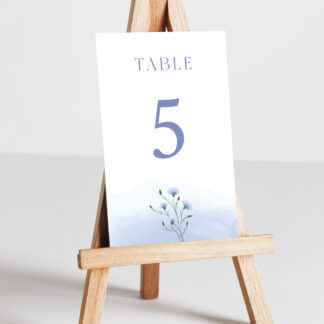 Numéro de table Bleuets