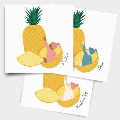 Faire-part naissance carte Ananas