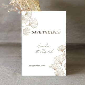 Save the date Ginkgo